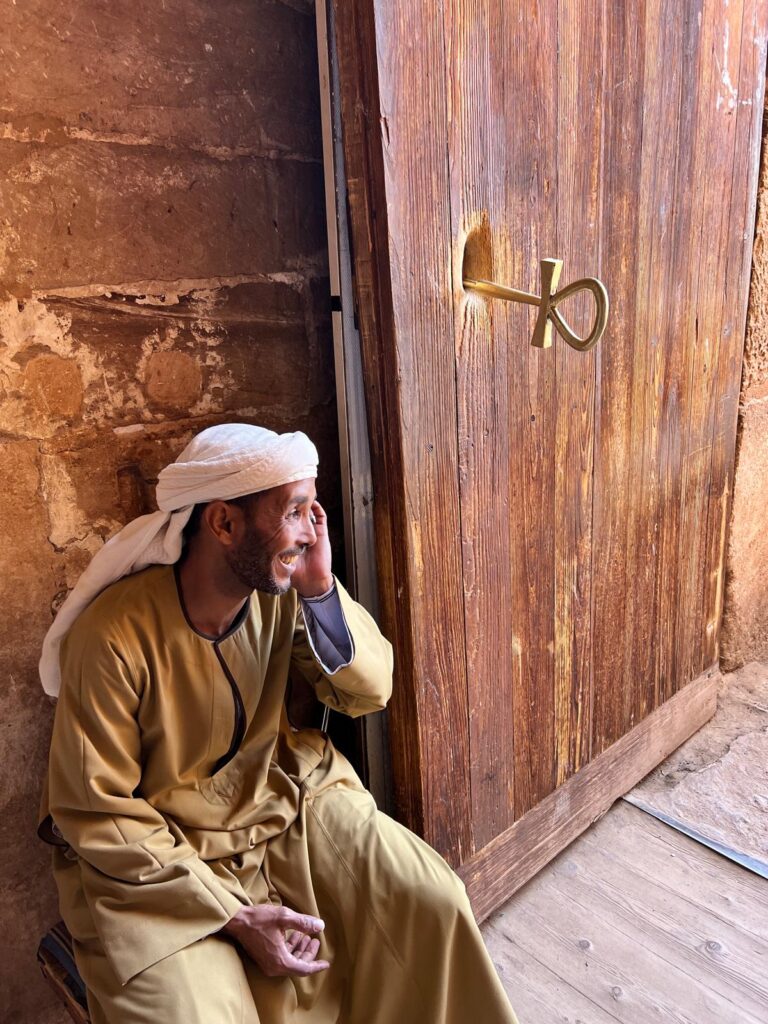 Arab man in Abu Simbel