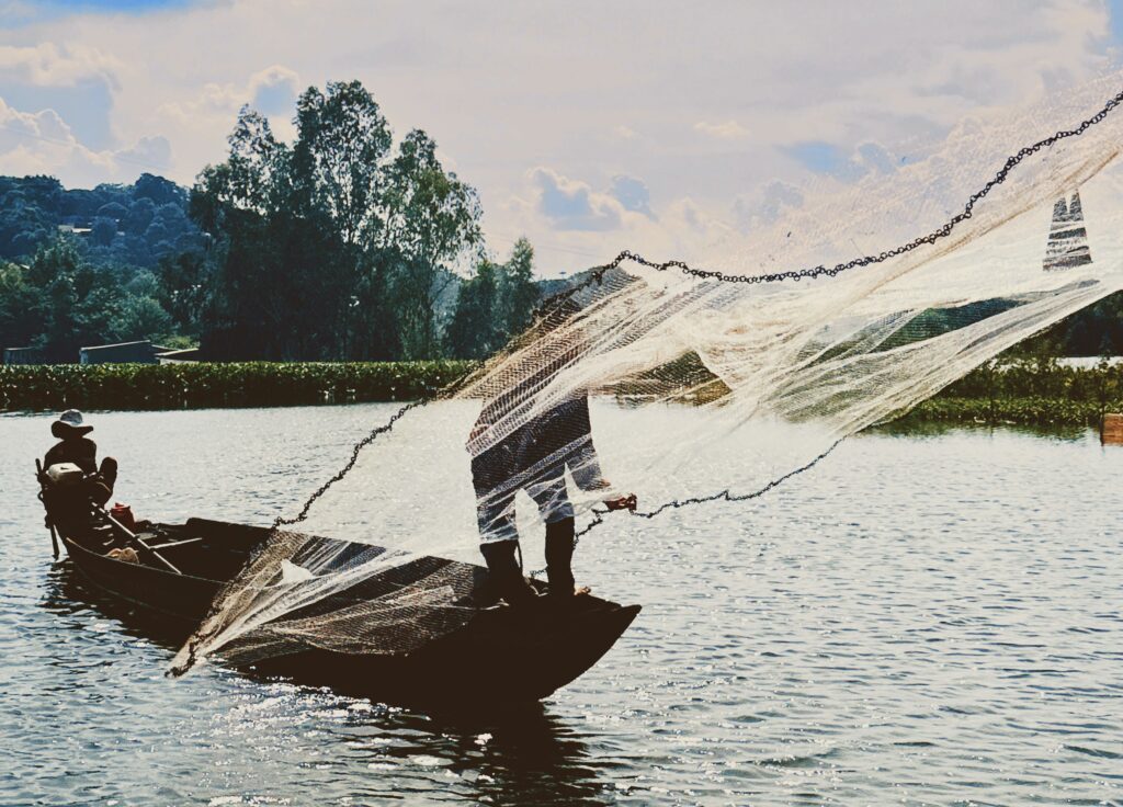 Mekong River Fisherman