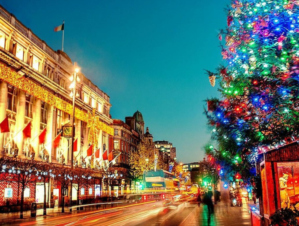 dublin ireland holiday decorations